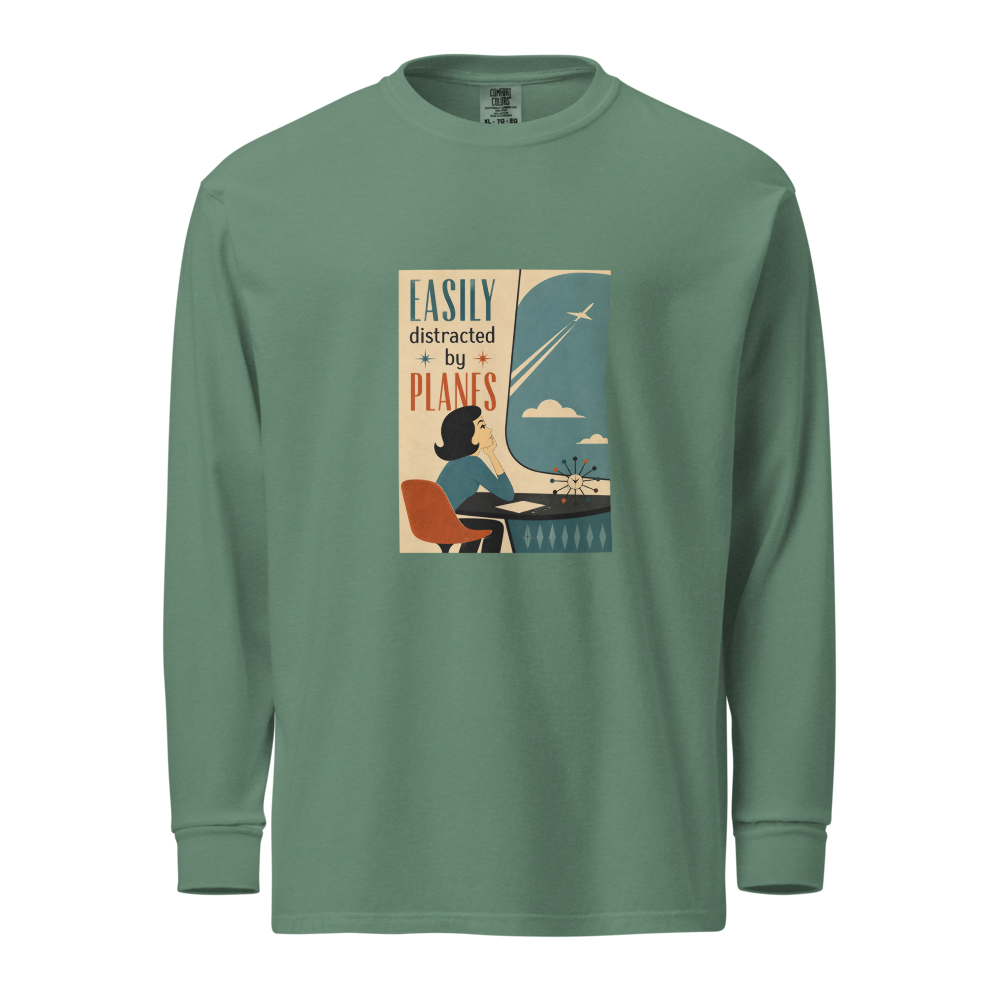 Unisex Garment-Dyed Heavyweight Long Sleeve Shirt | Comfort Colors 6014 product image 6
