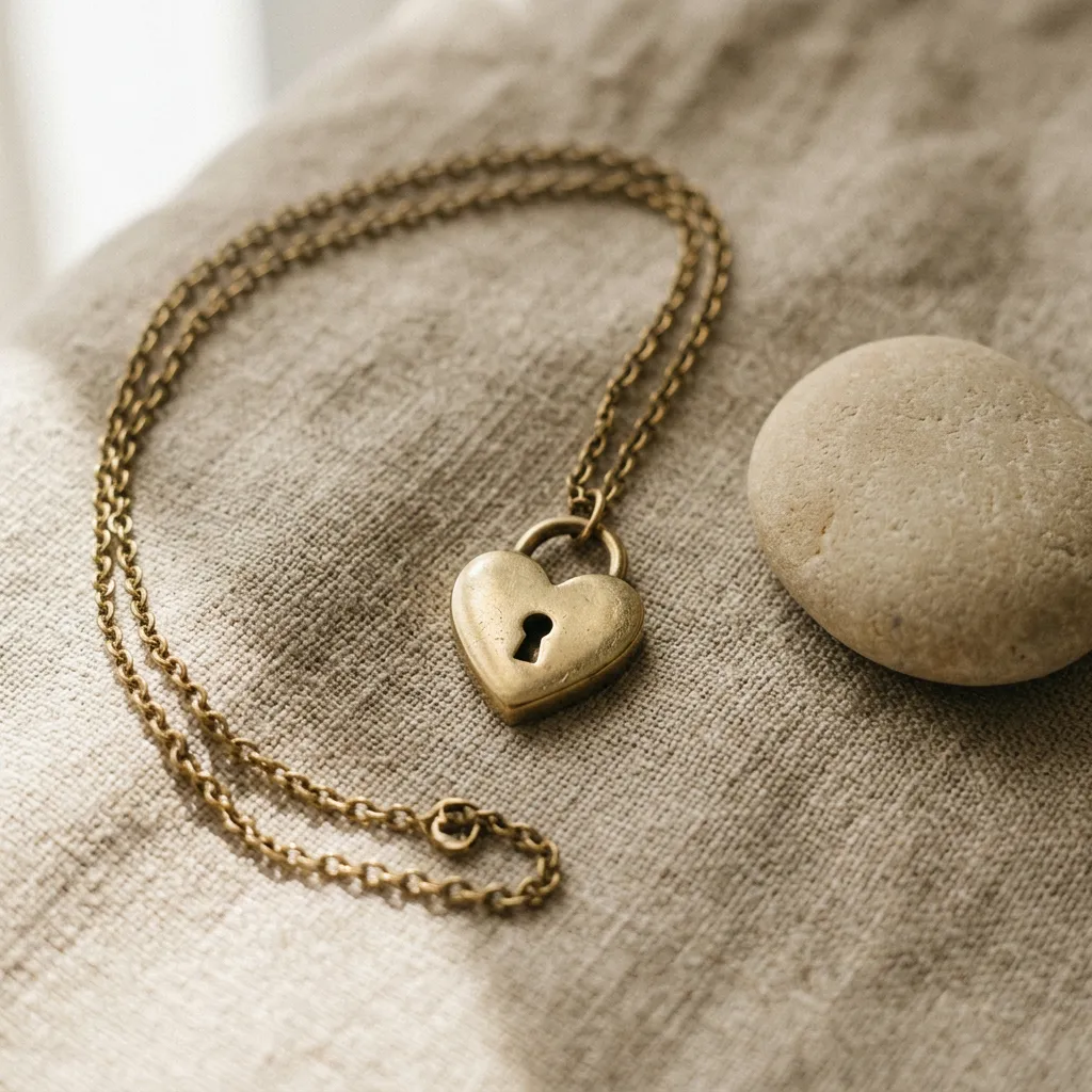 Heart Padlock Pendant
