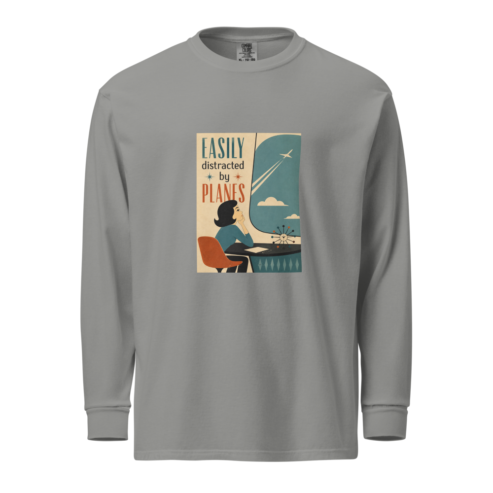 Unisex Garment-Dyed Heavyweight Long Sleeve Shirt | Comfort Colors 6014 product image 3