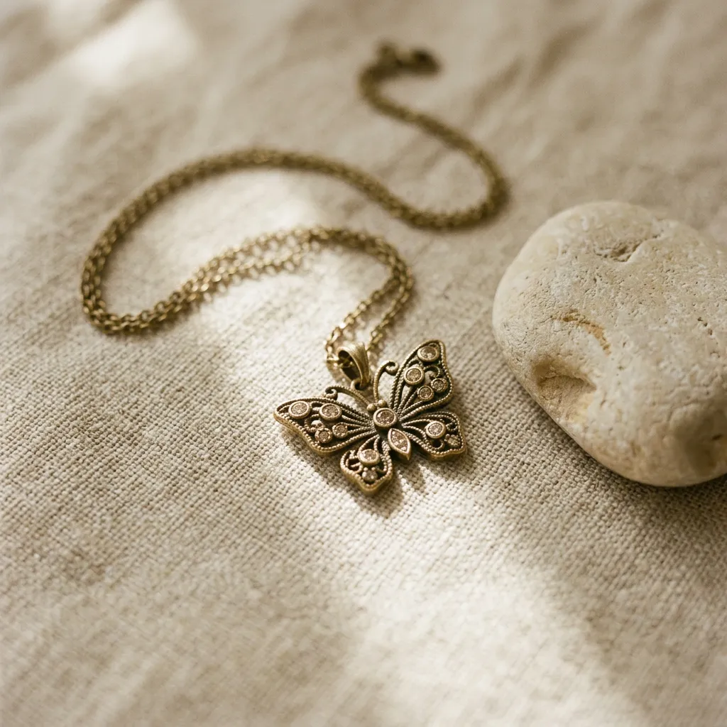 Y2K Butterfly Necklace